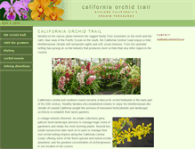 Tablet Screenshot of californiaorchidtrail.com
